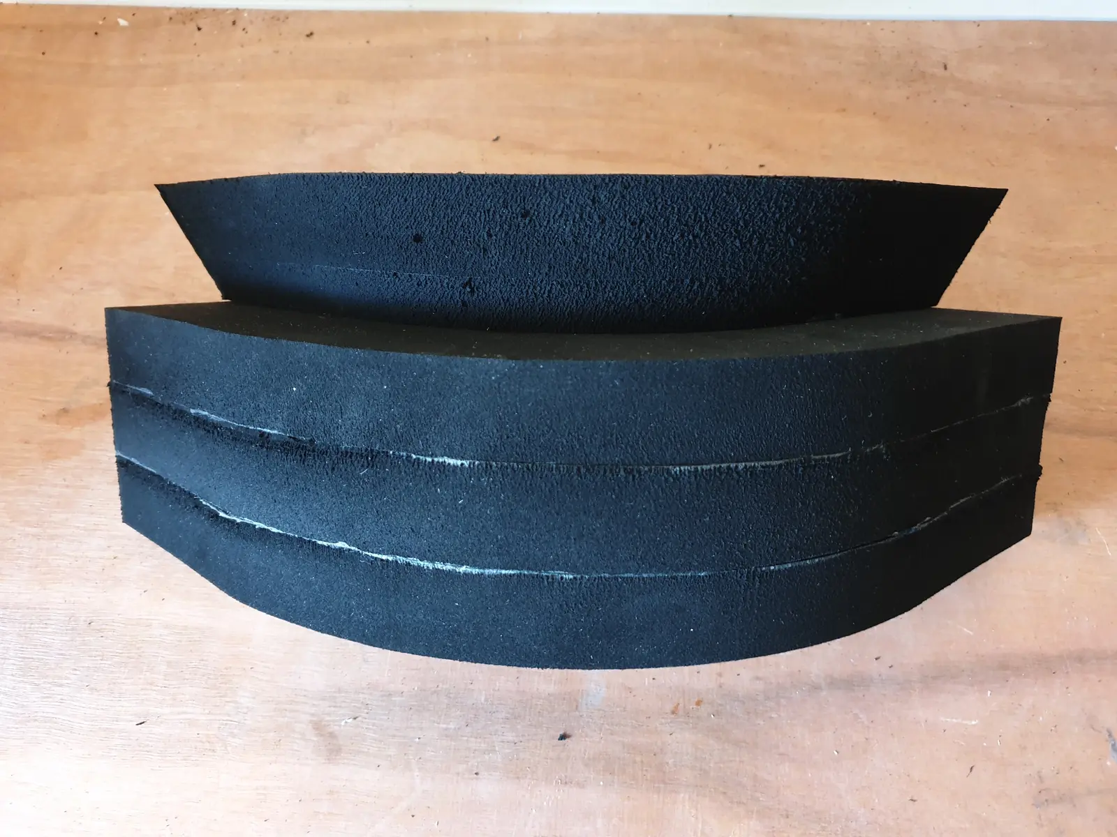 Ensemble de joints techniques courbes usinés en EPDM